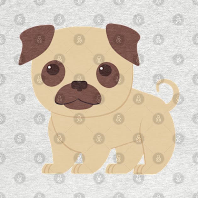 Pug cute dog puppy dog ​​owner by IDesign23